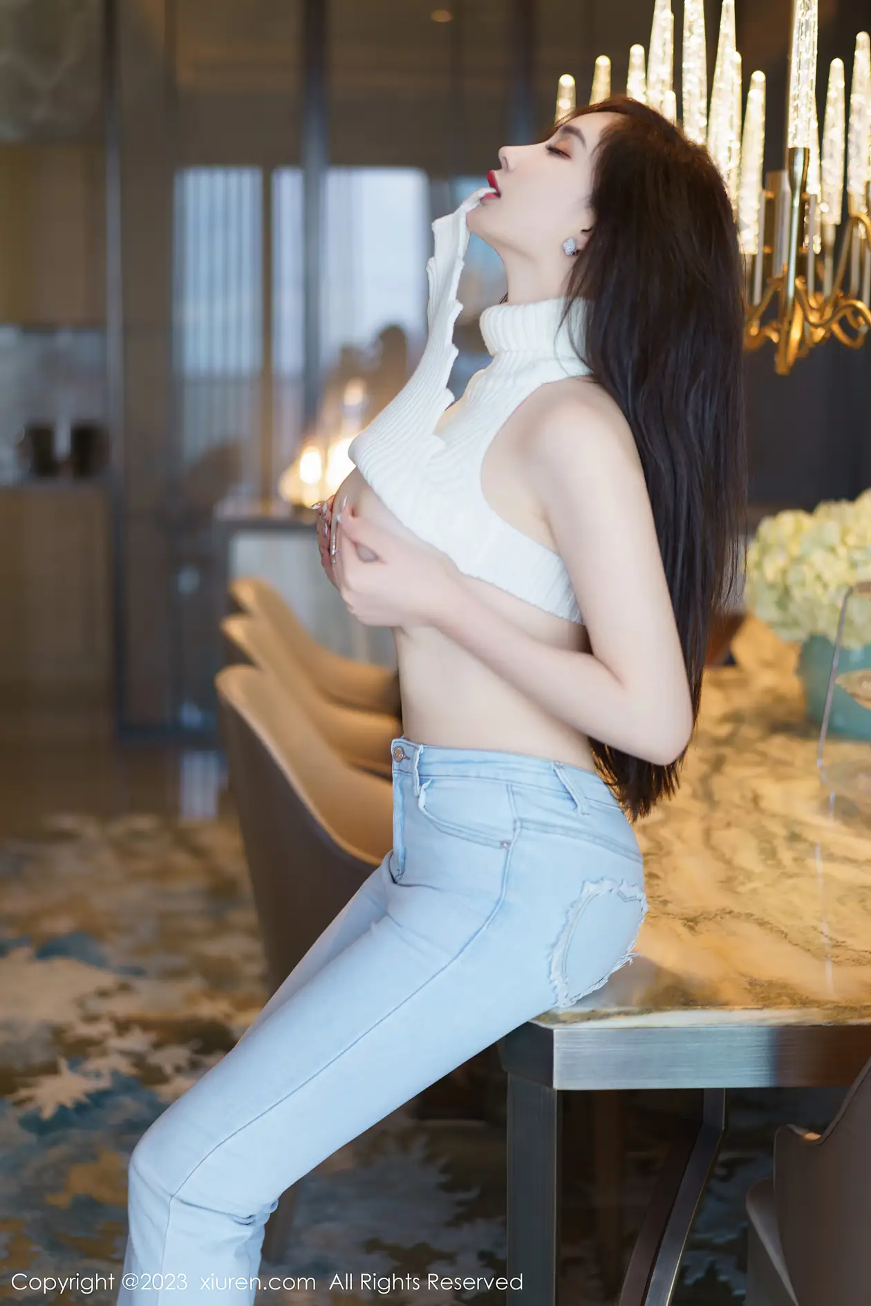 [XiuRen] 2023.04.07 NO.6534 Carol Zhou Yanxi jeans#[72P]-9